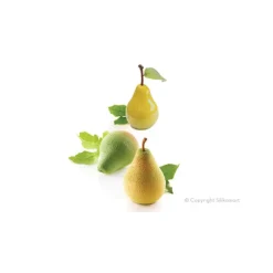 SILIKOMART Moule Silicone 5 Poires, Figues 115ml Professional* Moule Silicone|Moules À Gâteaux