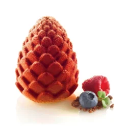 SILIKOMART Moule Silicone 5 Pommes de Pin et Ananas 100ml Professional* Moule Silicone|Moules À Gâteaux