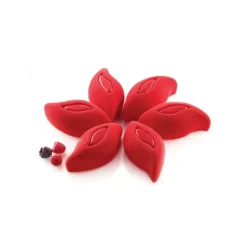 SILIKOMART Moule Silicone 6 Pétales de fleurs 11,4 x 5,7 cm 120ml Professional* Moule Silicone|Moules À Gâteaux