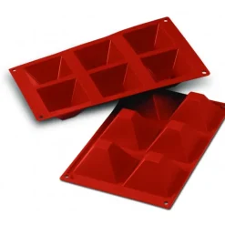 SILIKOMART Moule Silicone 6 Pyramides 7,1 cm x H 4 cm* Moule Silicone