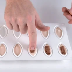 SILIKOMART Moule Silicone 12 Quenelles 6,3 x 2,9 cm 24ml Professional* Moule Silicone