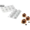 SILIKOMART Moule Silicone 8 Ronds Bombés 85 ml Professional* Moule Silicone