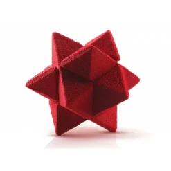 SILIKOMART Moule Silicone 2 Étoiles Star Game 7,5 x 7,5 cm Professional* Moules À Chocolat|Moule Silicone