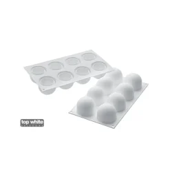 SILIKOMART Moule Silicone 8 Truffes Ø 6,2 cm Professional* Moule Silicone|Moules À Gâteaux