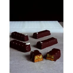 PAVONI Moule Silicone Barre Ondulée Snack 9 x 3 cm x H 1,9 cm (x15)* Moules À Chocolat|Moule Silicone