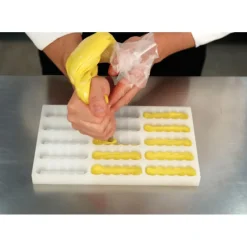 PAVONI Moule Silicone Barre Snack 9 x 3 cm x H 1,9 cm (x15)* Moules À Chocolat|Moule Silicone