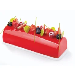 PAVONI Moule Silicone Bûche 25 x 8,5 cm x H 7 cm* Moule Silicone|Moules À Gâteaux