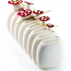 PAVONI Moule Silicone Bûche Crème 25 x 8,4 cm x H 7,5 cm* Moule Silicone|Moules À Gâteaux
