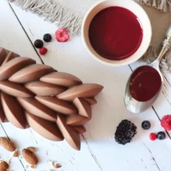 SCRAPCOOKING Moule Silicone Bûche 3D Instant 25 cm* Moules À Gâteaux