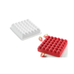SILIKOMART Moule Silicone Carré Bubble Professional* Moule Silicone|Moules À Gâteaux