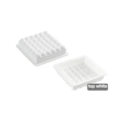 SILIKOMART Moule Silicone Carré Bubble Professional* Moule Silicone|Moules À Gâteaux