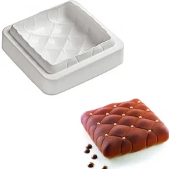 SILIKOMART Moule Silicone Carré Matelassé 160 mm* Moule Silicone