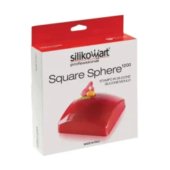 SILIKOMART Moule Silicone Carré Sphère 16x16 cm Grand Modèle Professional* Moule Silicone