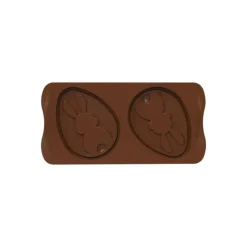 SILIKOMART Moule Silicone Chocolat Tablette Œuf Lapin (x2) Easy Choc* Moules À Chocolat|Moule Silicone