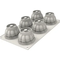 SILIKOMART Moule Silicone Citrouille Delica Ø 6,7 x H 5 cm (x6)* Moule Silicone