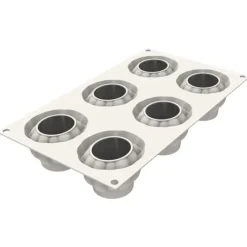 SILIKOMART Moule Silicone Citrouille Delica Ø 6,7 x H 5 cm (x6)* Moule Silicone