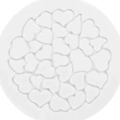 SILIKOMART Moule Silicone Coeur ⌀ 18 x H 0,25 cm* Moule Silicone|Moules À Gâteaux