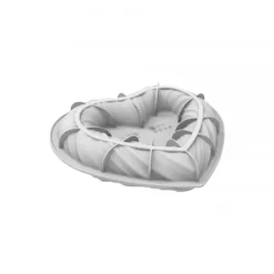 SILIKOMART Moule Silicone Coeur Heartbeat 25 x 22 x H 5,2 cm* Moule Silicone|Moules À Gâteaux