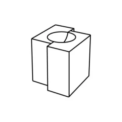 PAVOFLEX Moule Silicone Cube Tekno 5,8 x 5 cm x H 5 cm (x24)* Moule Silicone