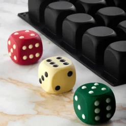 PAVOFLEX Moule Silicone Dé 5 x H 5 cm (x20)* Moule Silicone