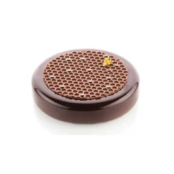 SILIKOMART Moule Silicone Décor Alvéoles Ø 14 à 18 cm x H 0,35 cm (x2) Professional* Moule Silicone|Moules À Gâteaux