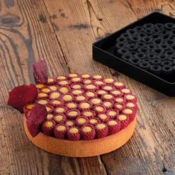 PAVONI Moule Silicone Décor Framboises Ø 18 cm x H 2,6 cm* Moule Silicone