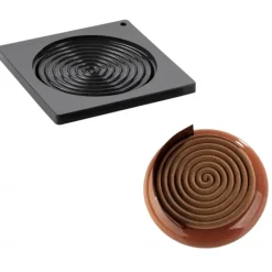 PAVONI Moule Silicone Décor Hypnose Ø 16 cm x H 1 cm (x1)* Moule Silicone