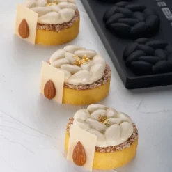 PAVONI Moule Silicone Décor Mini Amandes Ø 6 cm x H 1,4 cm (x8)* Moule Silicone