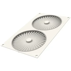 SILIKOMART Moule Silicone Décors Skirt Ø 14 x H 1 cm (x2)* Moule Silicone|Moules À Gâteaux