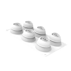 SILIKOMART Moule Silicone Givré Ø 6 x H 4,5 cm (x6)* Moule Silicone