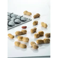 PAVONI Moule Silicone Gourmand Cacahuète 4,7 x 1,9 x H 1,6 cm (x24)* Moule Silicone