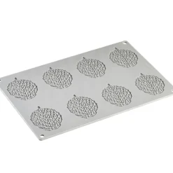 PAVONI Moule Silicone Gourmand Feuille 7,3 x 5,5 x H 0,2 cm (x8)* Moule Silicone