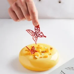 PAVONI Moule Silicone Gourmand Grand Papillon 6 x 5,8 x H 0,2 cm (x8)* Moules À Chocolat|Décoration Comestible