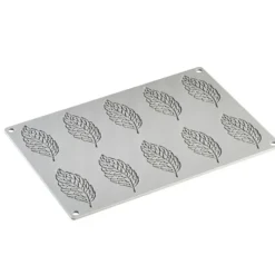 PAVONI Moule Silicone Gourmand Plume 8,4 x 3,8 x H 0,2 cm (x10)* Moules À Chocolat|Moule Silicone