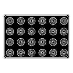 PAVOFLEX Moule Silicone Kouglof Ø 7 cm x H 3,3 cm (x24)* Moule Silicone|Moules À Gâteaux