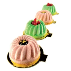 PAVOFLEX Moule Silicone Kouglof Ø 7 cm x H 3,3 cm (x24)* Moule Silicone|Moules À Gâteaux