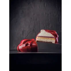 PAVONI Moule Silicone Mini Cadeau Coeur 14,8 x 13,4 cm x H 5,8 cm* Moules À Gâteaux|Moule Silicone