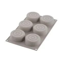 SILIKOMART Moule Silicone Mini Color Ø 7,3 x H 3 cm (x6)* Moule Silicone|Moules À Gâteaux