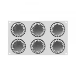 SILIKOMART Moule Silicone Mini Wave Ø 7,3 x H 4,1 cm* Moule Silicone|Moules À Gâteaux