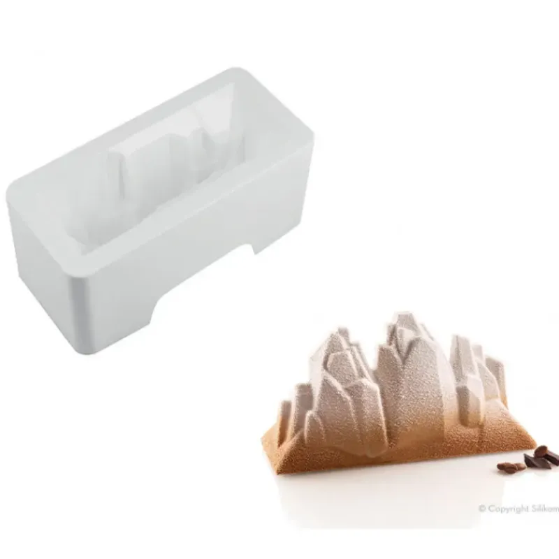 SILIKOMART Moule Silicone Montagne Tre Cime 650 ml Professional* Moule Silicone|Moules À Gâteaux