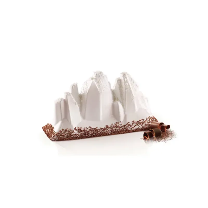 SILIKOMART Moule Silicone Montagne Tre Cime 650 ml Professional* Moule Silicone|Moules À Gâteaux