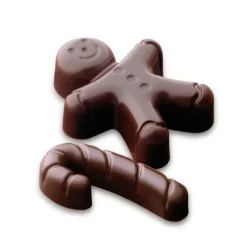 SILIKOMART Moule Silicone Mr Ginger 2,8 x H 3 cm Easy Choc (x15)* Moules À Chocolat|Moule Silicone