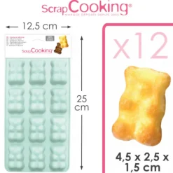 SCRAPCOOKING Moule Silicone Ourson Guimauve Chocolat* Moules À Chocolat|Moule Silicone