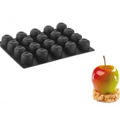 PAVOFLEX Moule Silicone Pomme Ø 5,5 cm x H 4,8 cm (x20)* Moule Silicone|Moules À Gâteaux