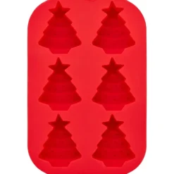 WILTON Moule Silicone Sapin de Noël 6 Empreintes* Moule Silicone|Moules À Gâteaux