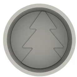 SILIKOMART Moule Silicone Sapin Hiver Ø 20 x H 5 cm* Moule Silicone