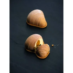 PAVOFLEX Moule Silicone Sfogliatella 7,7 x 7,15 cm x H 3,5 cm (x12)* Moules À Gâteaux|Moule Silicone