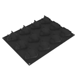 PAVOFLEX Moule Silicone Sfogliatella 7,7 x 7,15 cm x H 3,5 cm (x12)* Moules À Gâteaux|Moule Silicone