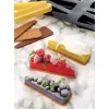 PAVOFLEX Moule Silicone Slake 11,4 x 3,9 cm x H 2 cm (x8)* Moule Silicone|Moules À Gâteaux