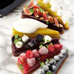 PAVOFLEX Moule Silicone Slake 11,4 x 3,9 cm x H 2 cm (x8)* Moule Silicone|Moules À Gâteaux